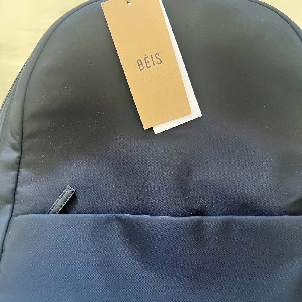 BEIS Black Minimalist Backpack - Picture 7 of 14